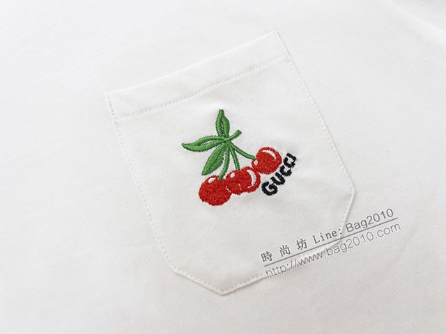 Gucci古奇專櫃古馳2023SS新款刺繡T恤 男女同款 tzy2677